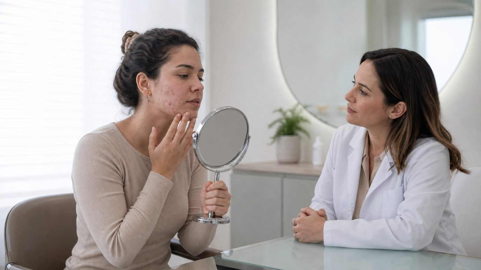 Acne adulta não é frescura