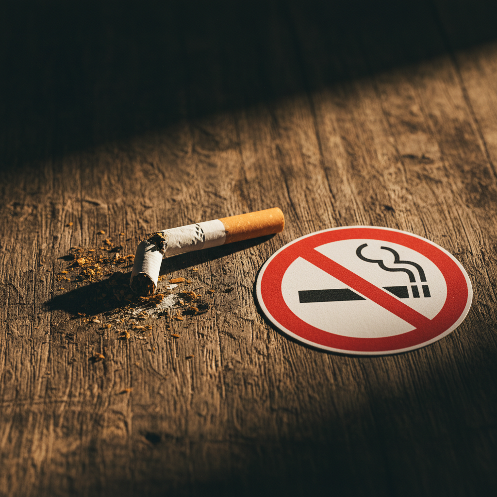 Pare de fumar, seu corpo agradece